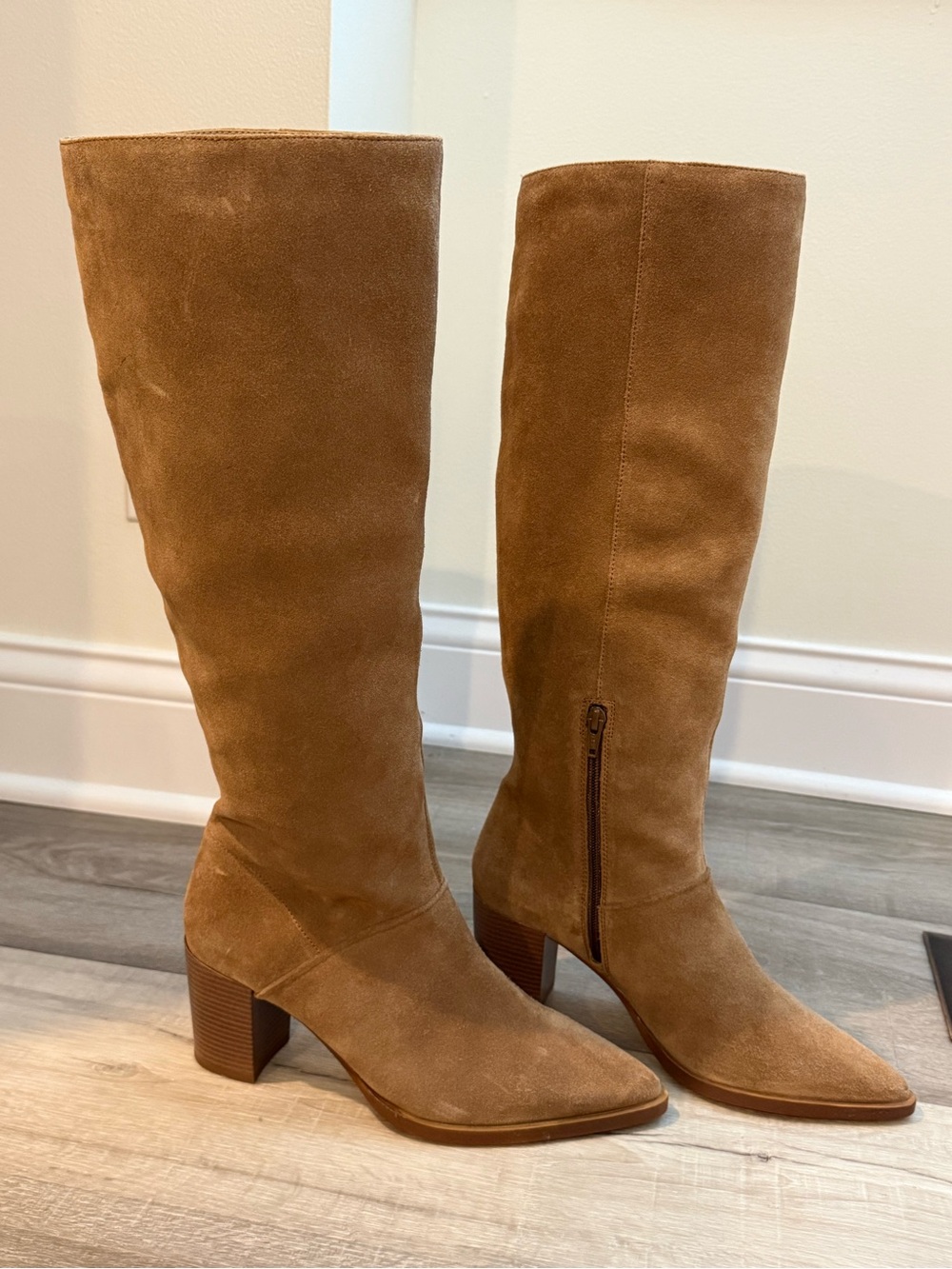 House of Harlow Tan Knee High Boots